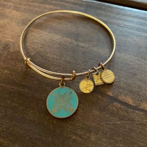 Alex and Ani Gold Arrows Union Bracelet